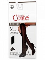 Tulle 30 Knee-highs, 2 Pairs