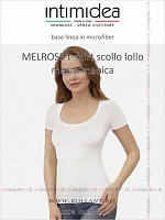 Melrose T-shirt Scollo Lollo Mezza Manica Melrose T-shirt Scollo Lollo Mezza Manica