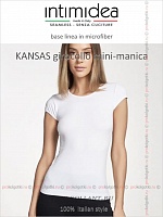 Kansas T-shirt Girocollo Mini Manica Kansas T-shirt Girocollo Mini Manica